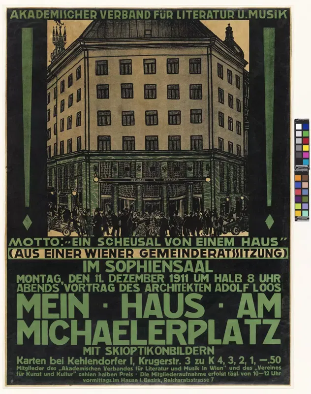 Looshaus in Wien: Das Haus ohne Augenbrauen und der Abend, an dem Loos es verteidigte