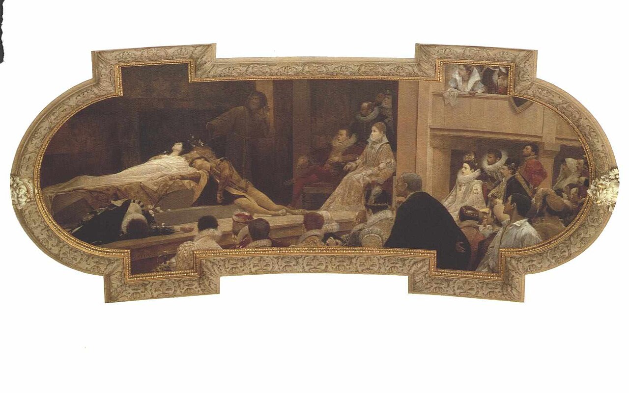 Klimt im Burgtheater: Das Selbstporträt an der Decke der Feststiege