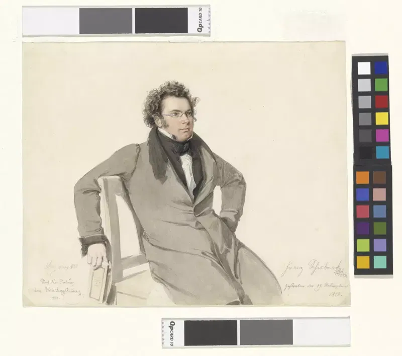 Wilhelm August Rieder, Franz Schubert, 1825