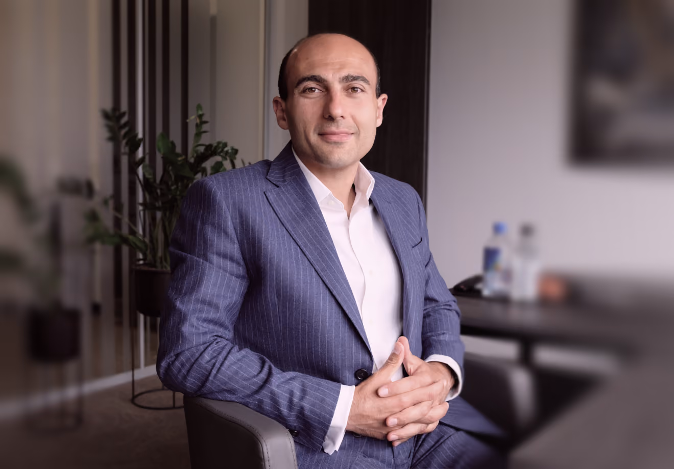 Photo of Gegam Hanamiryan, CEO of Hansa Executive MRO