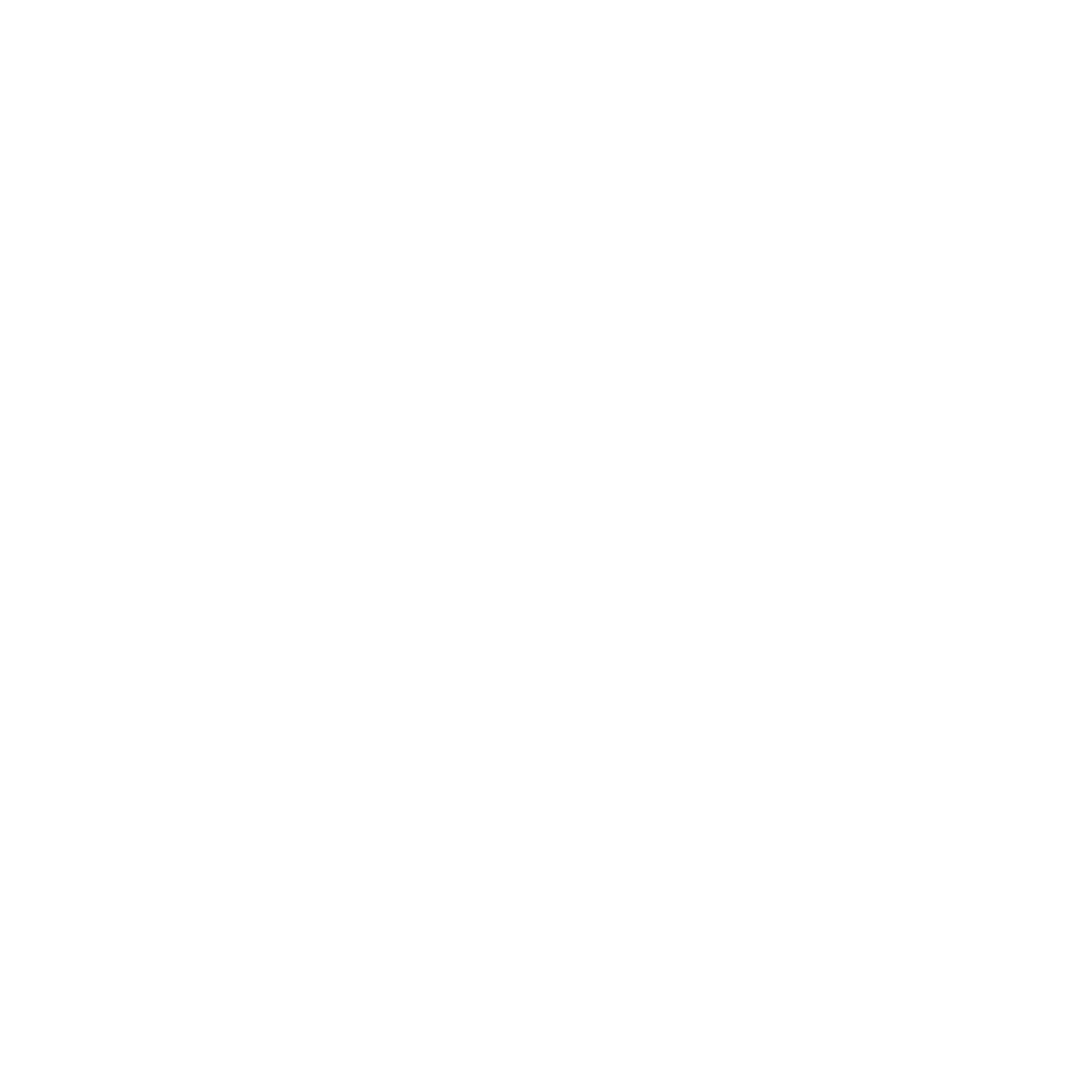 Bold white arrow pointing downward on a solid black background.