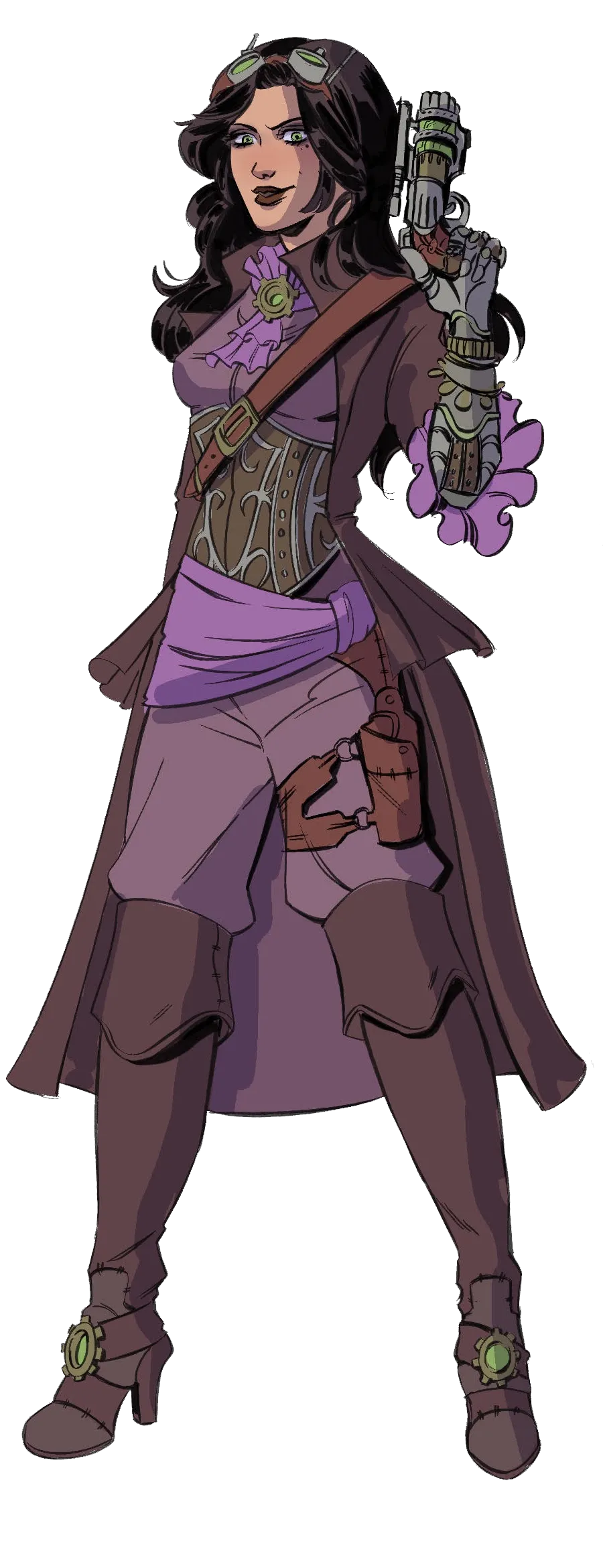 Aristion, one of the six Elseborn unlocked by backers, illustrated by Frieda Kunert