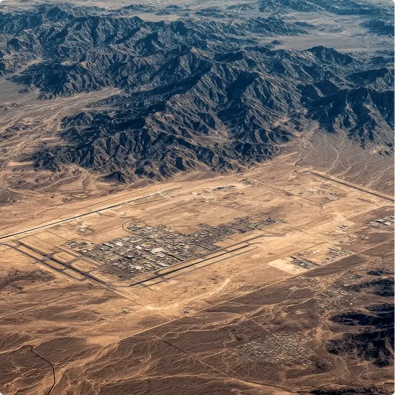 Desert army base