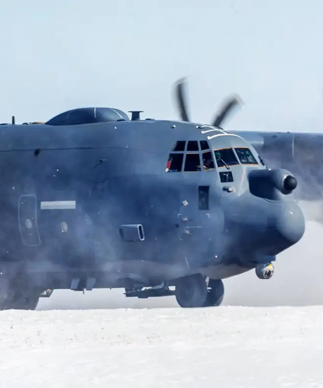 MC-130J aircraft equipped with SNC's Airborne Mission Networking (AbMN) system