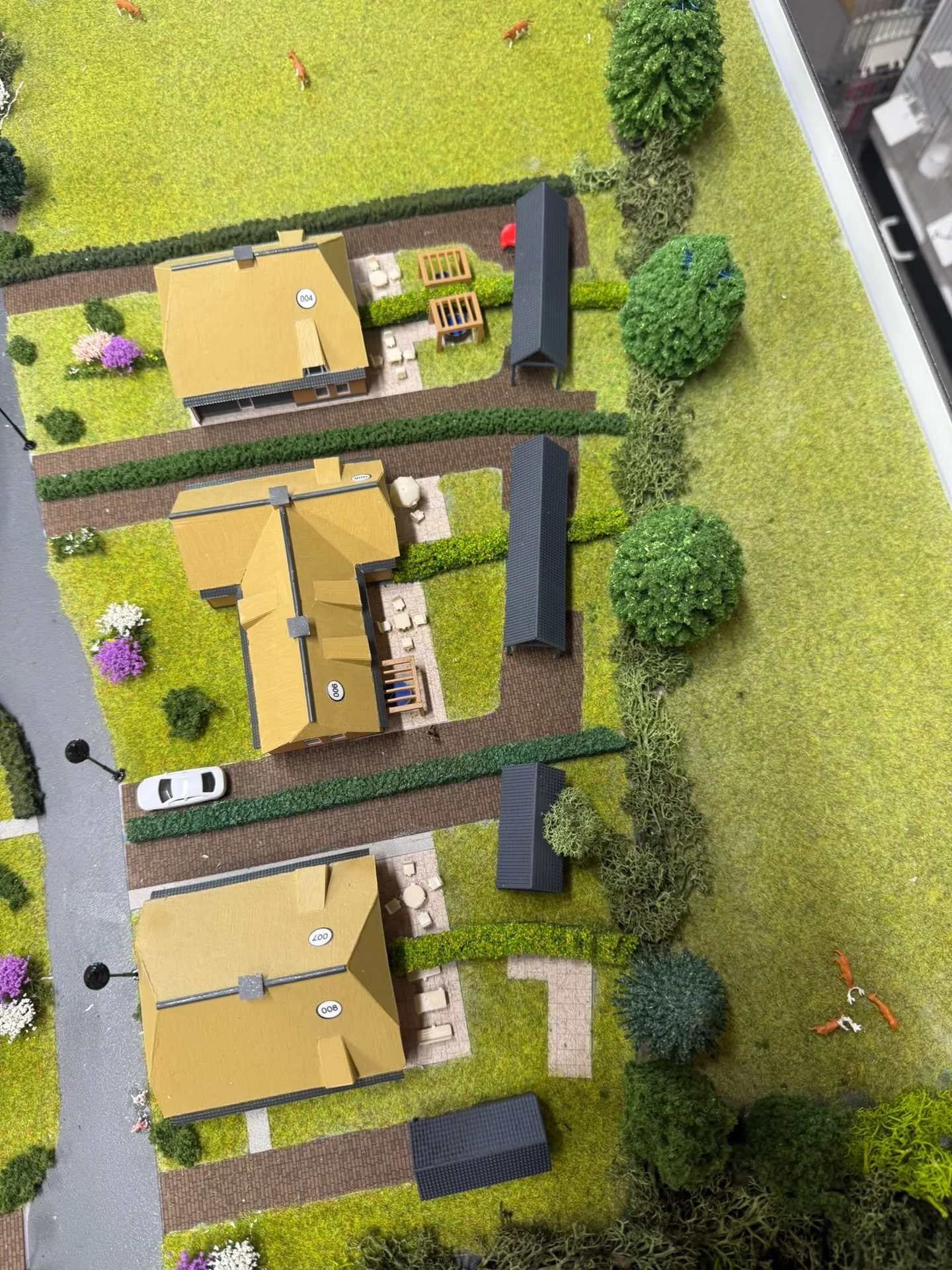 Gedetailleerde maquette tijdens een projectpresentatie