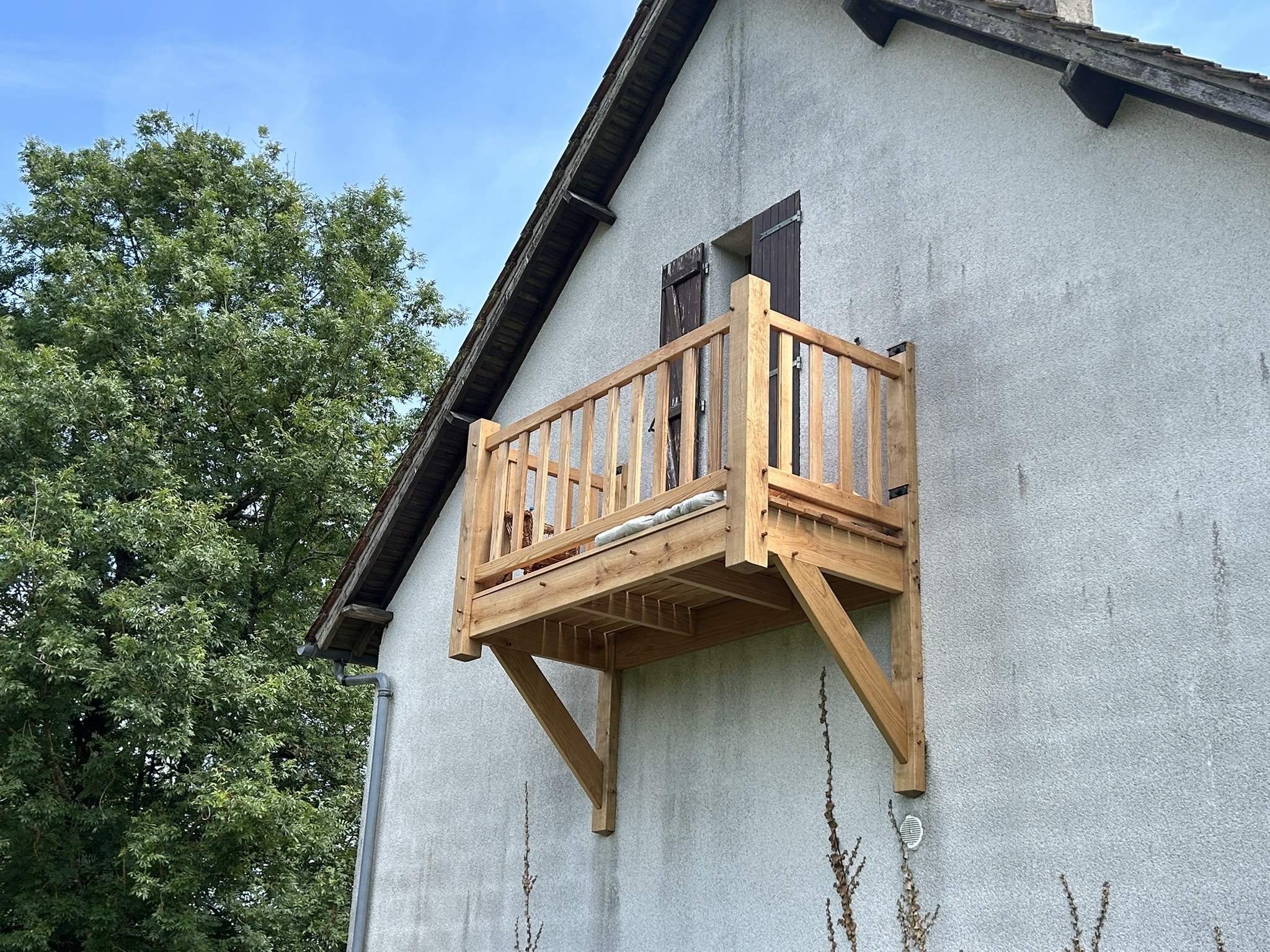 Escalier meunier en bois fabrique sur mesure