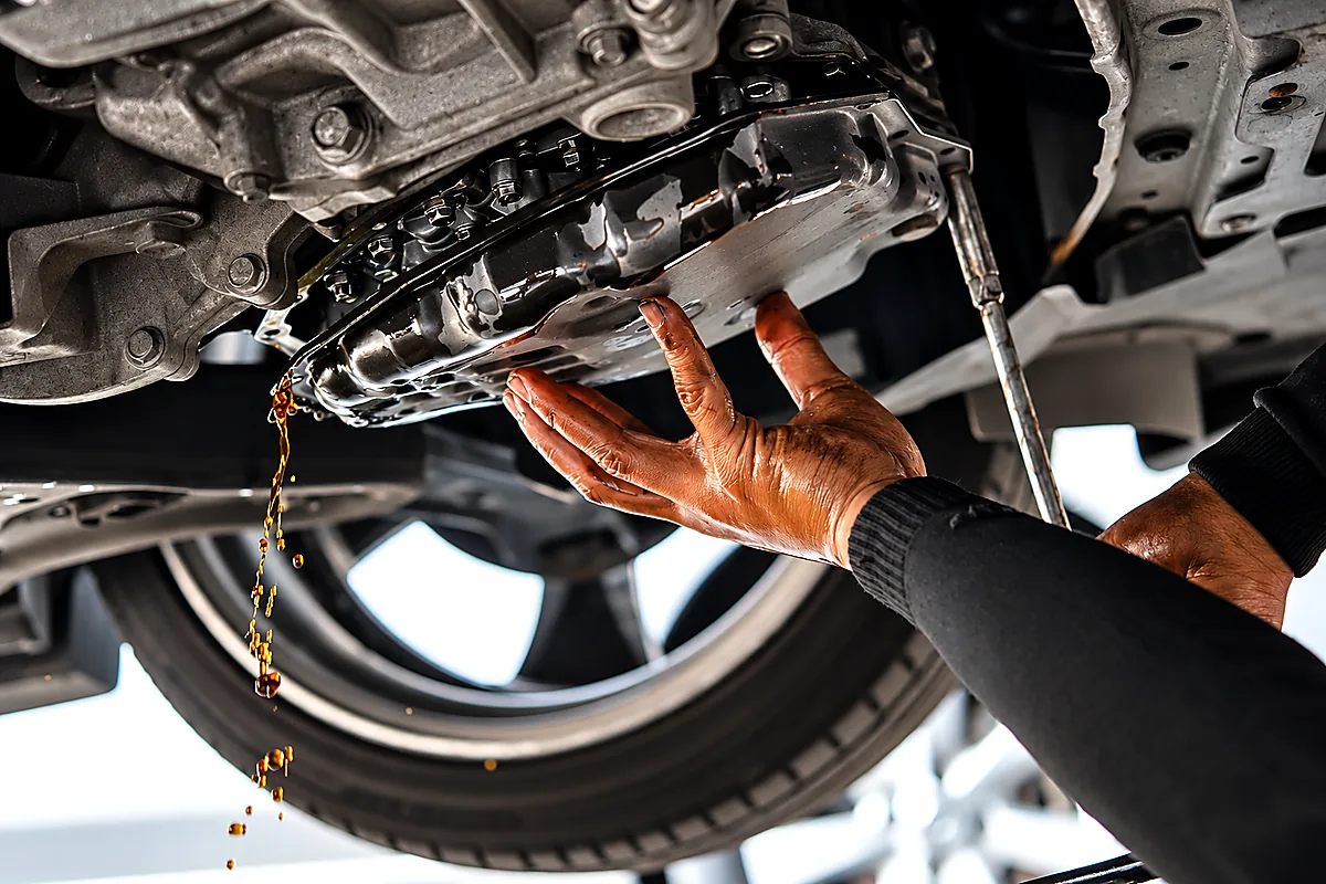 Automotive fluid service at Nutley Street Service Center