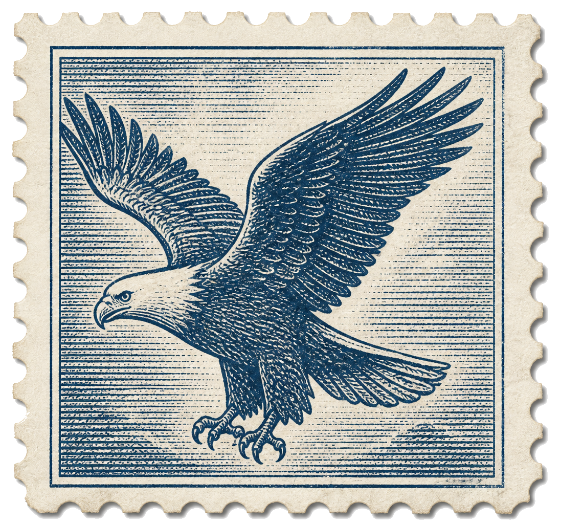 Eagle stamp