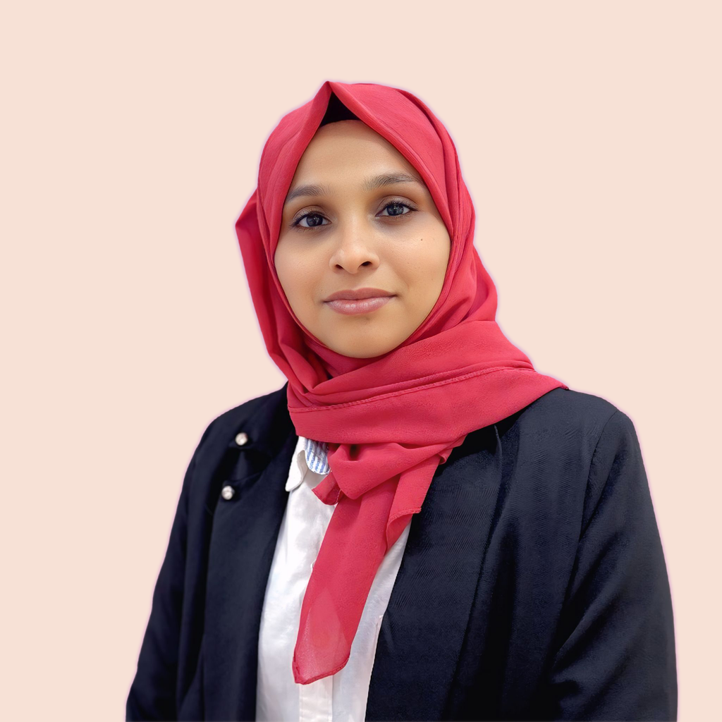 Fathimath Ramsi Jahan Beeran، B.ASLP, DHA-Licensed SLP - أخصائية علاج النطق واللغة في بلوم بيوند