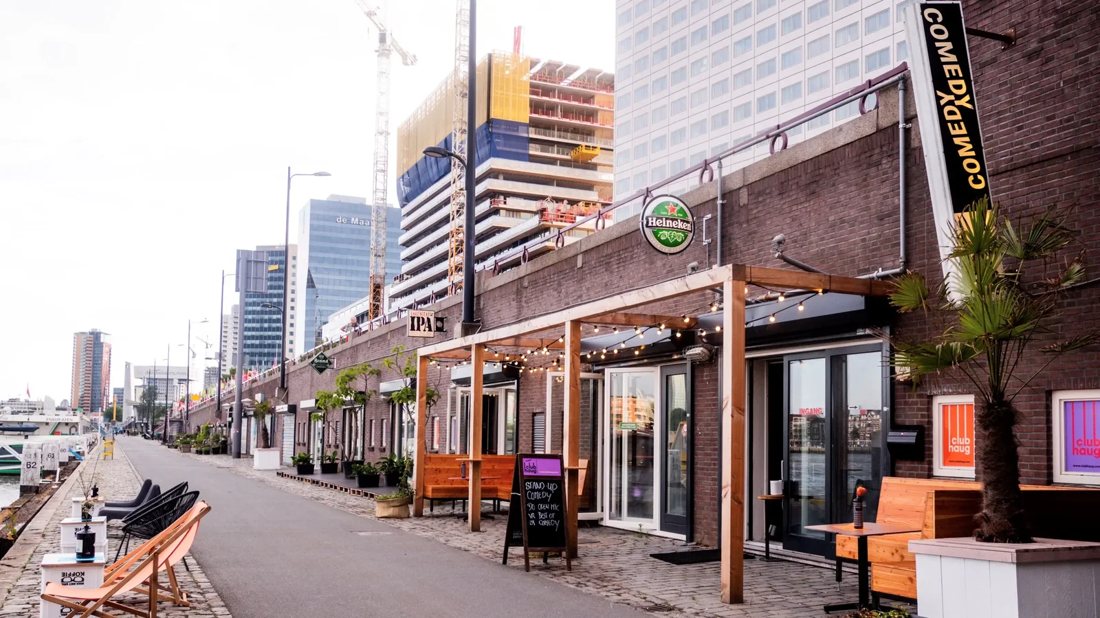 Comedy Club Haug aan de kade in Rotterdam