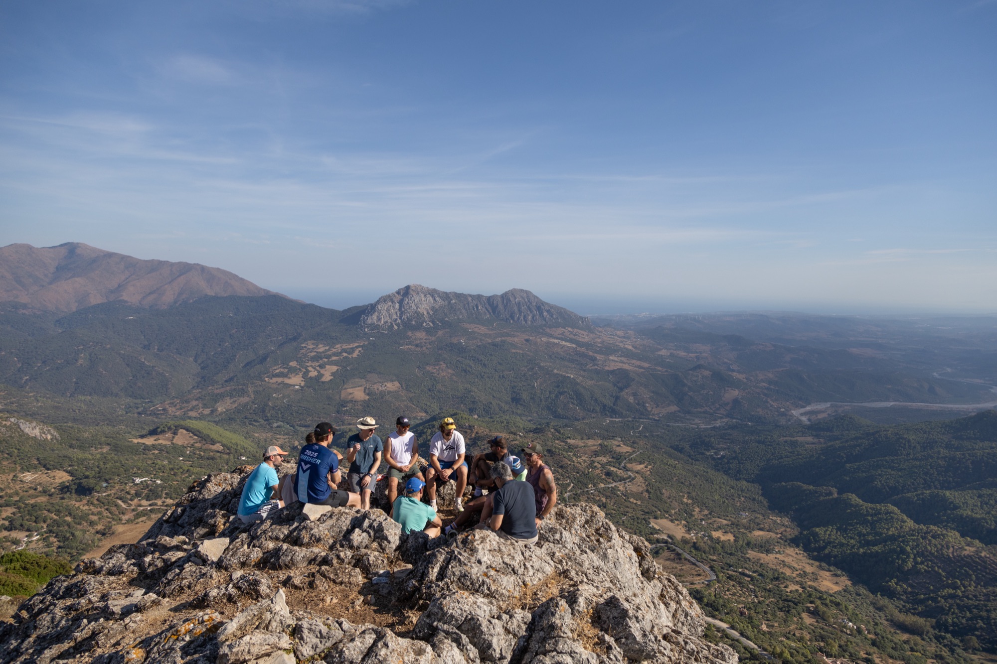 Monumental members at a summit in Spain