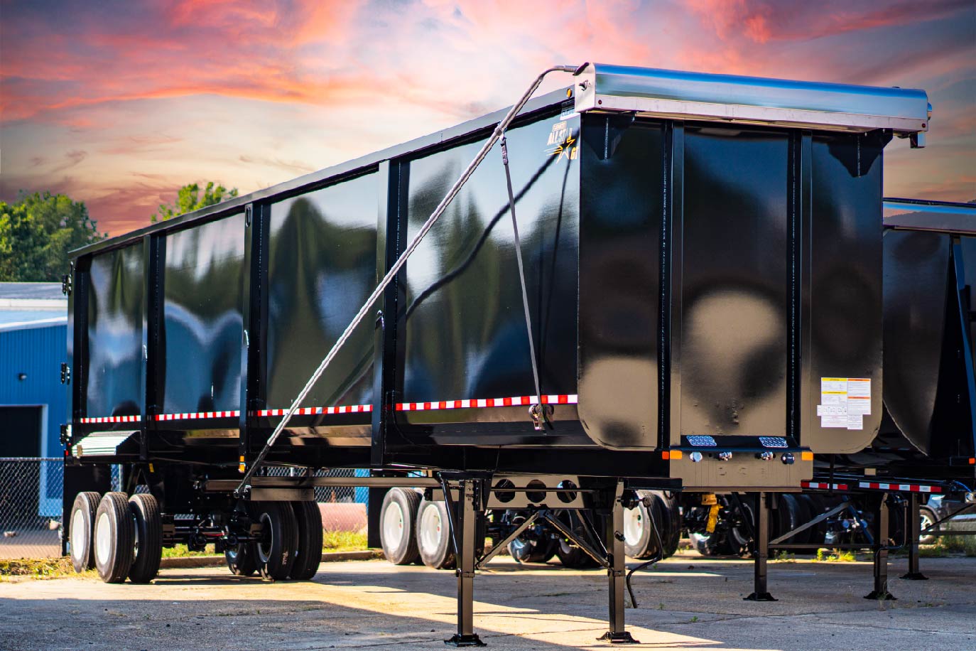 Black AllStar GT gondola trailer