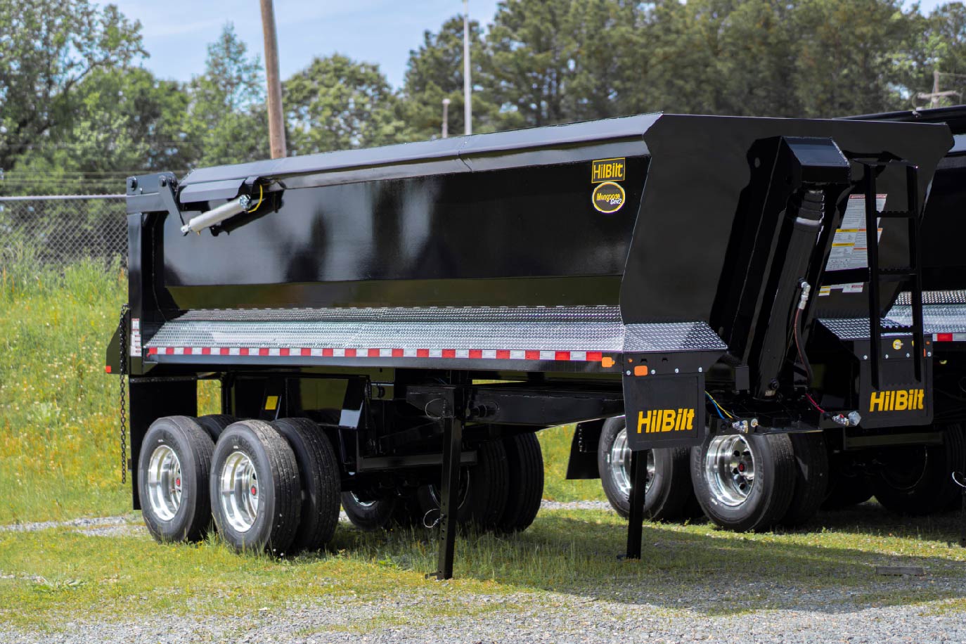 Black HilBilt Mongoose 2 construction trailer