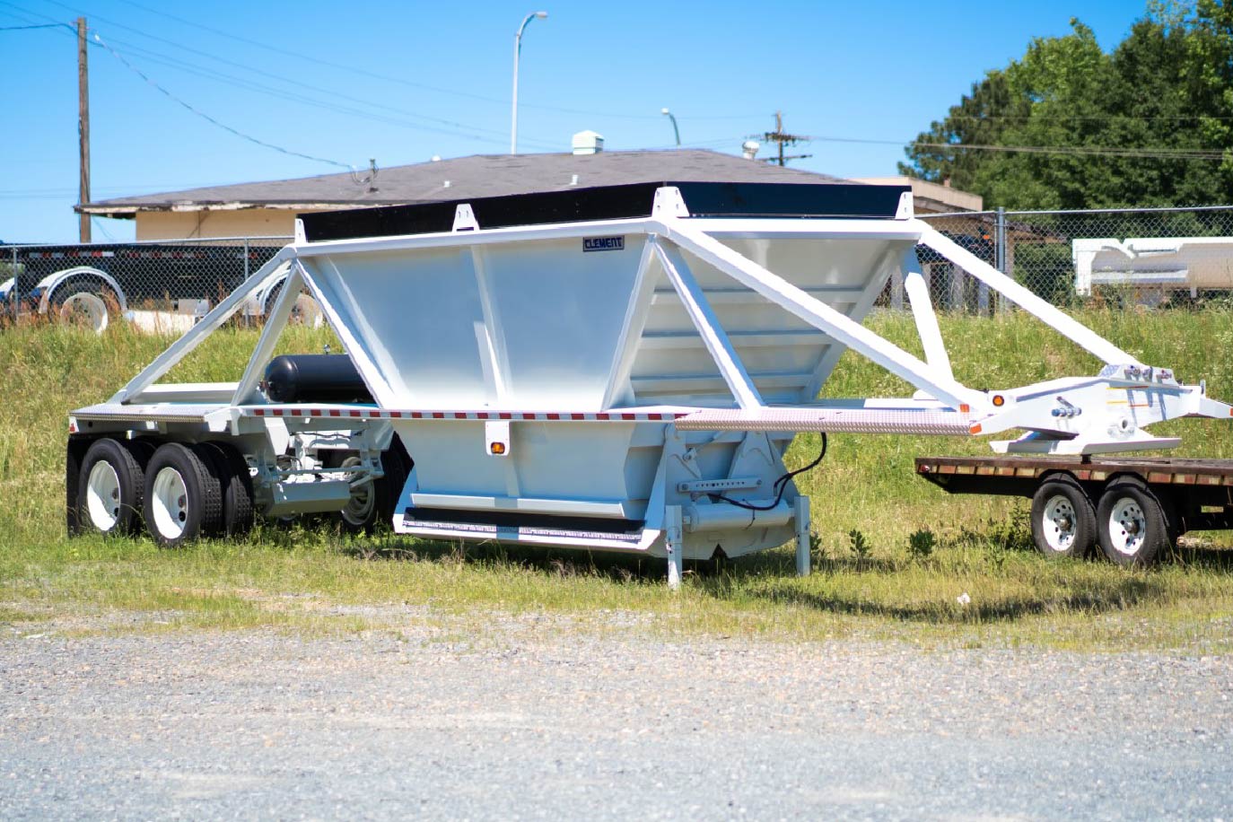 White HaulStar bottom dump trailer