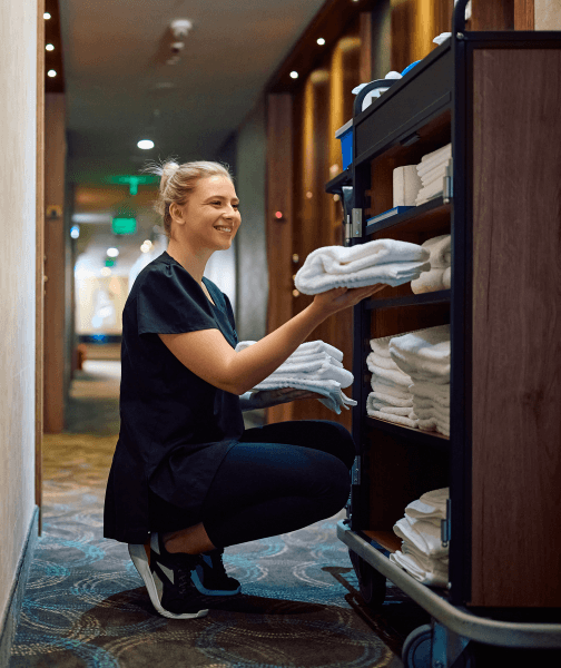 crew member changing room