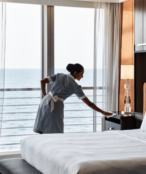 crew member housekeeping service
