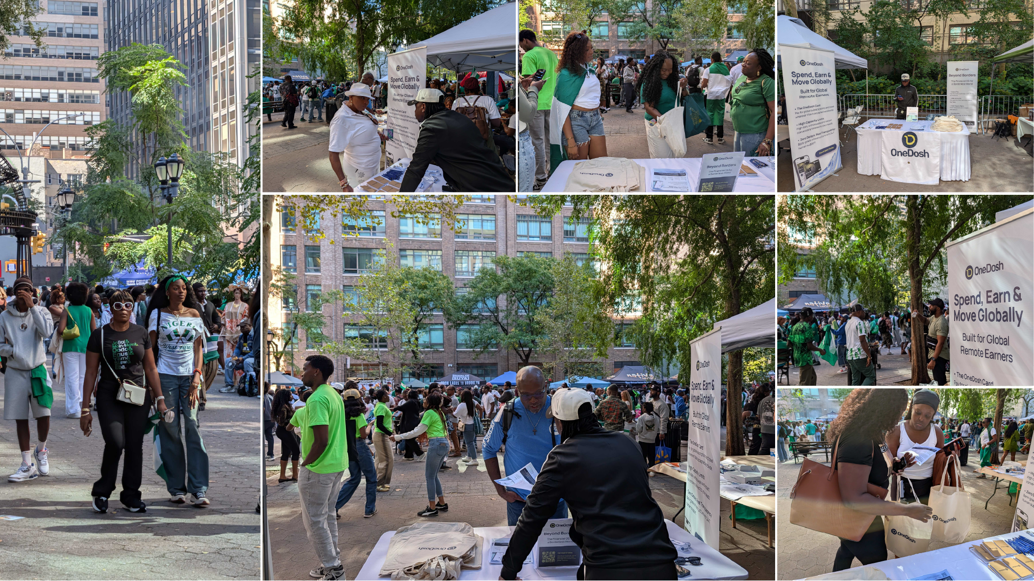 Green, White, and Global: OneDosh at the Nigeria Independence Day Parade, NYC