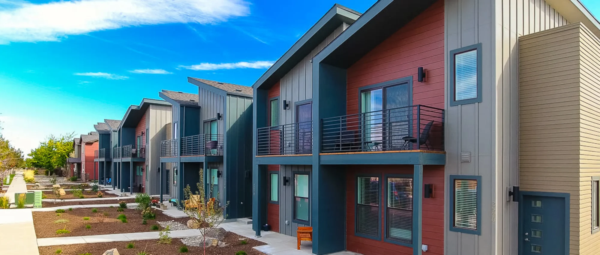 Outdoor View of Apartments