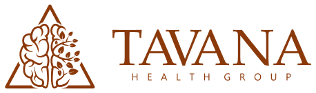 Tavana Health Group logo with brain and leaf design inside a triangle.