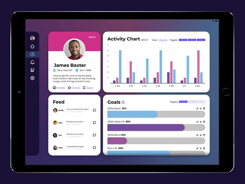 Daily UI Challenge: Day 006 — User Profile