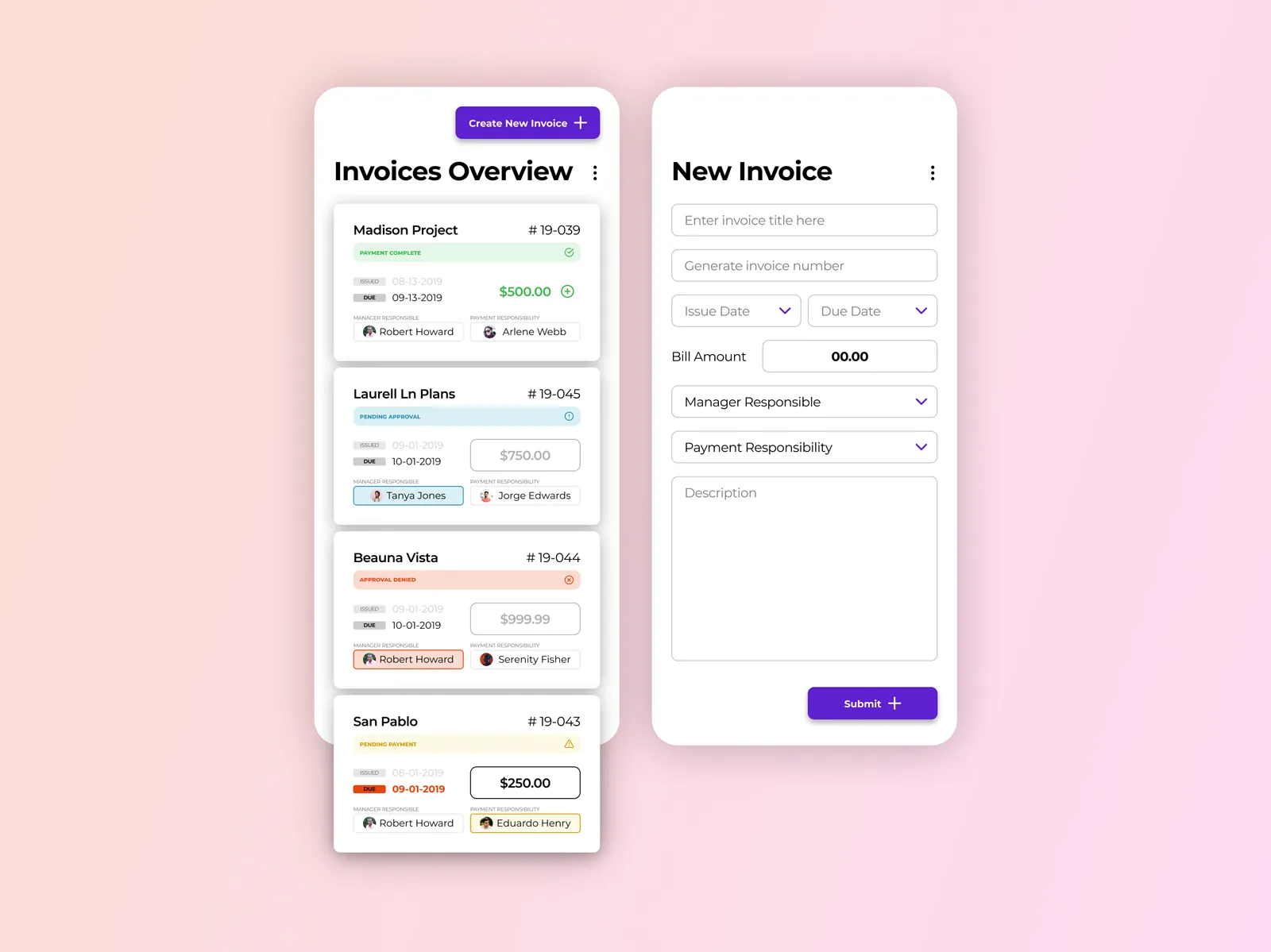 Daily UI Challenge: Day 046 — Invoice