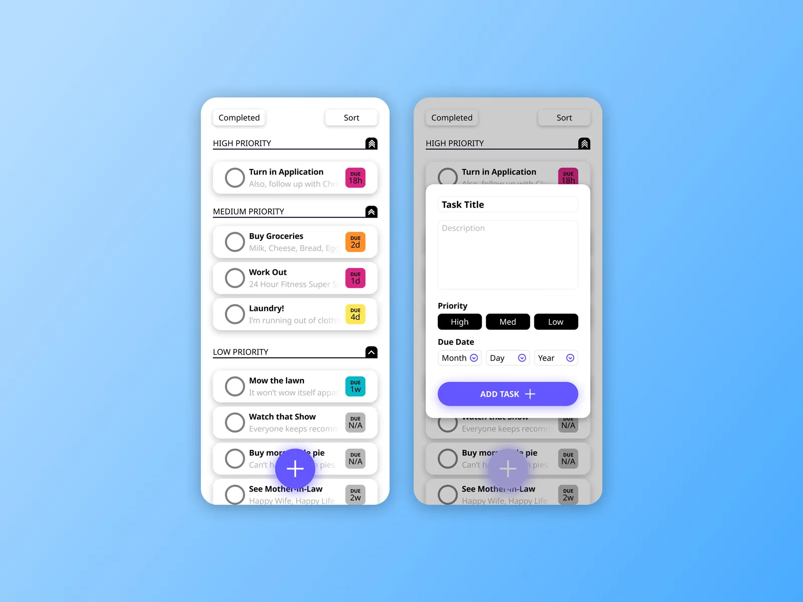 Daily UI Challenge: Day 042 — To-Do List