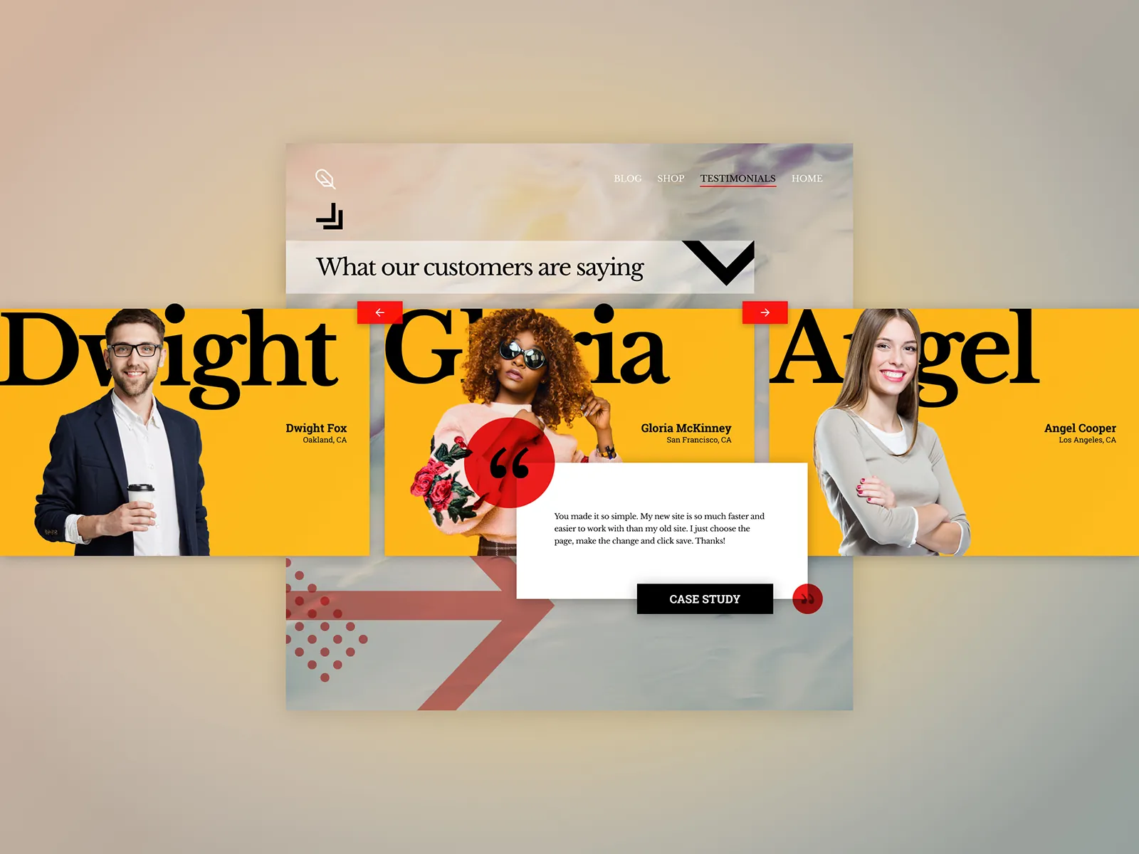 Daily UI Challenge: Day 039 — Testimonial