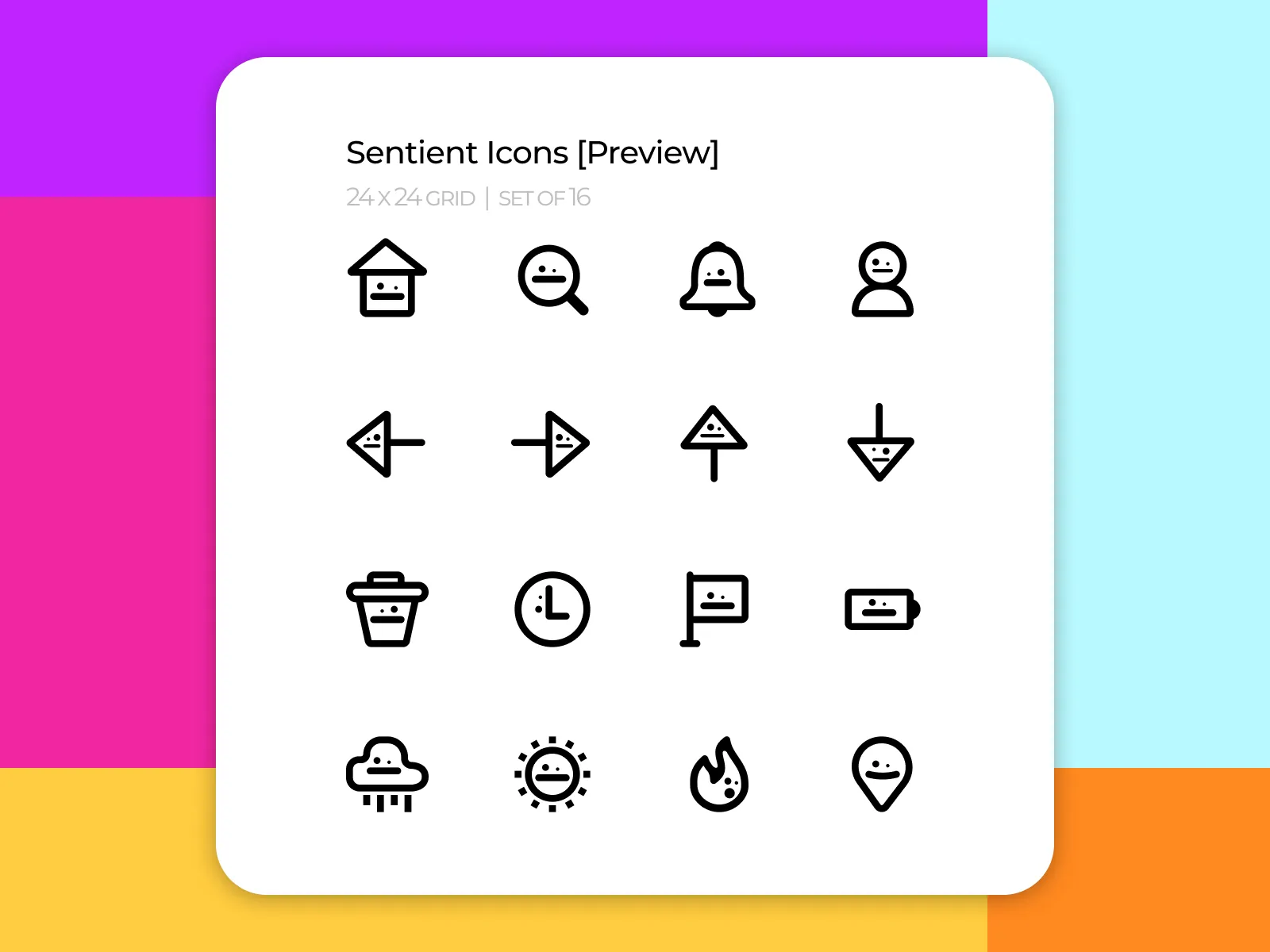 Daily UI Challenge: Day 055 — Icon Set