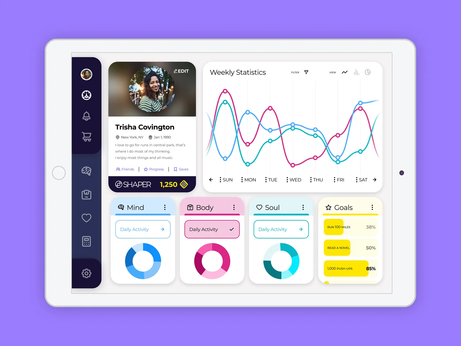 Daily UI Challenge: Day 066 — Statistics