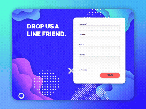 Daily UI Challenge: Day 028 — Contact Form