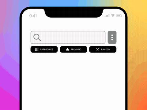 Daily UI Challenge: Day 099 — Categories