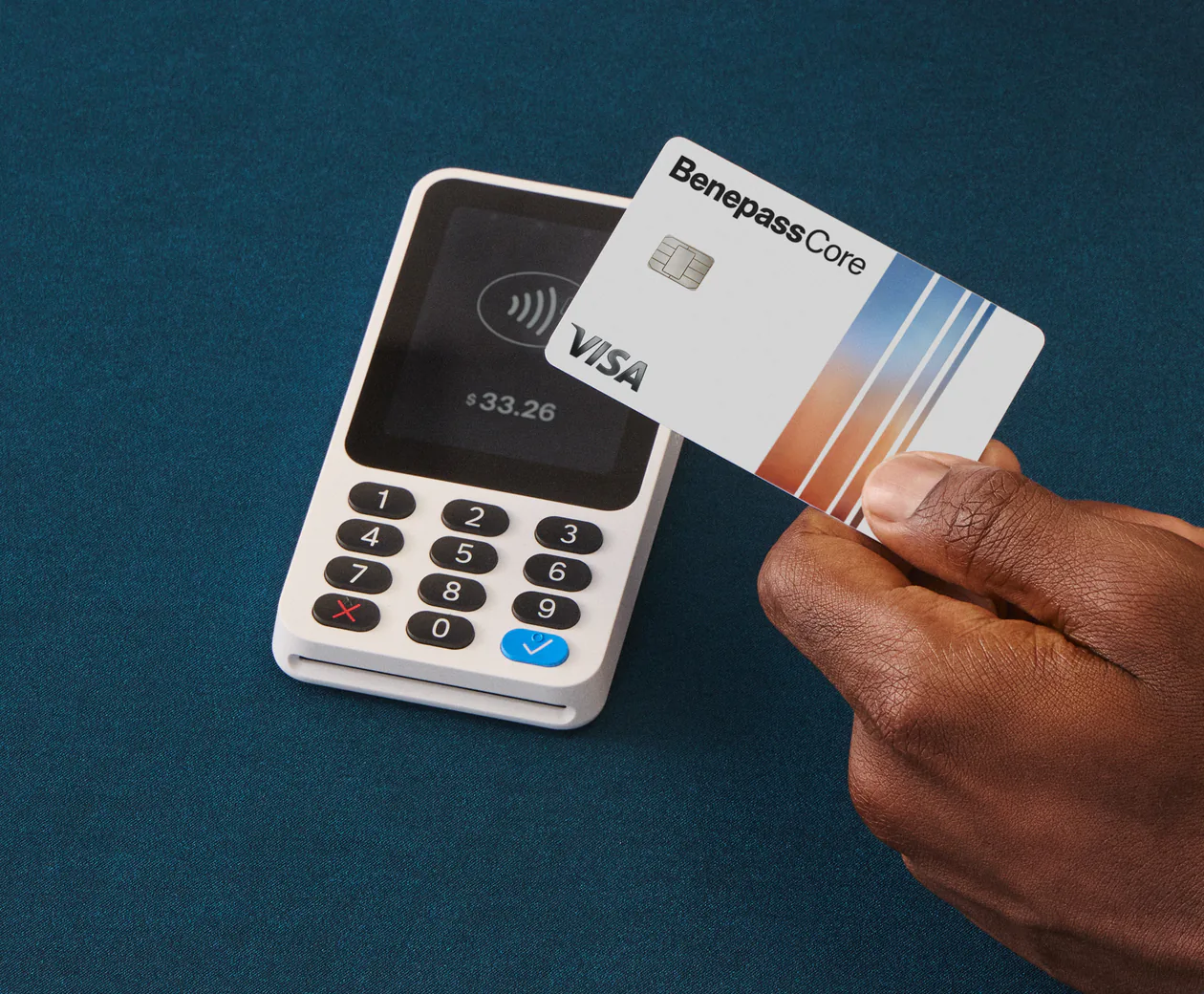 Card tapped on a payment terminal