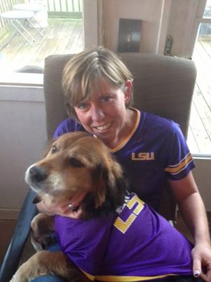 Dr. Dougia and Tasso ready to see some LSU football