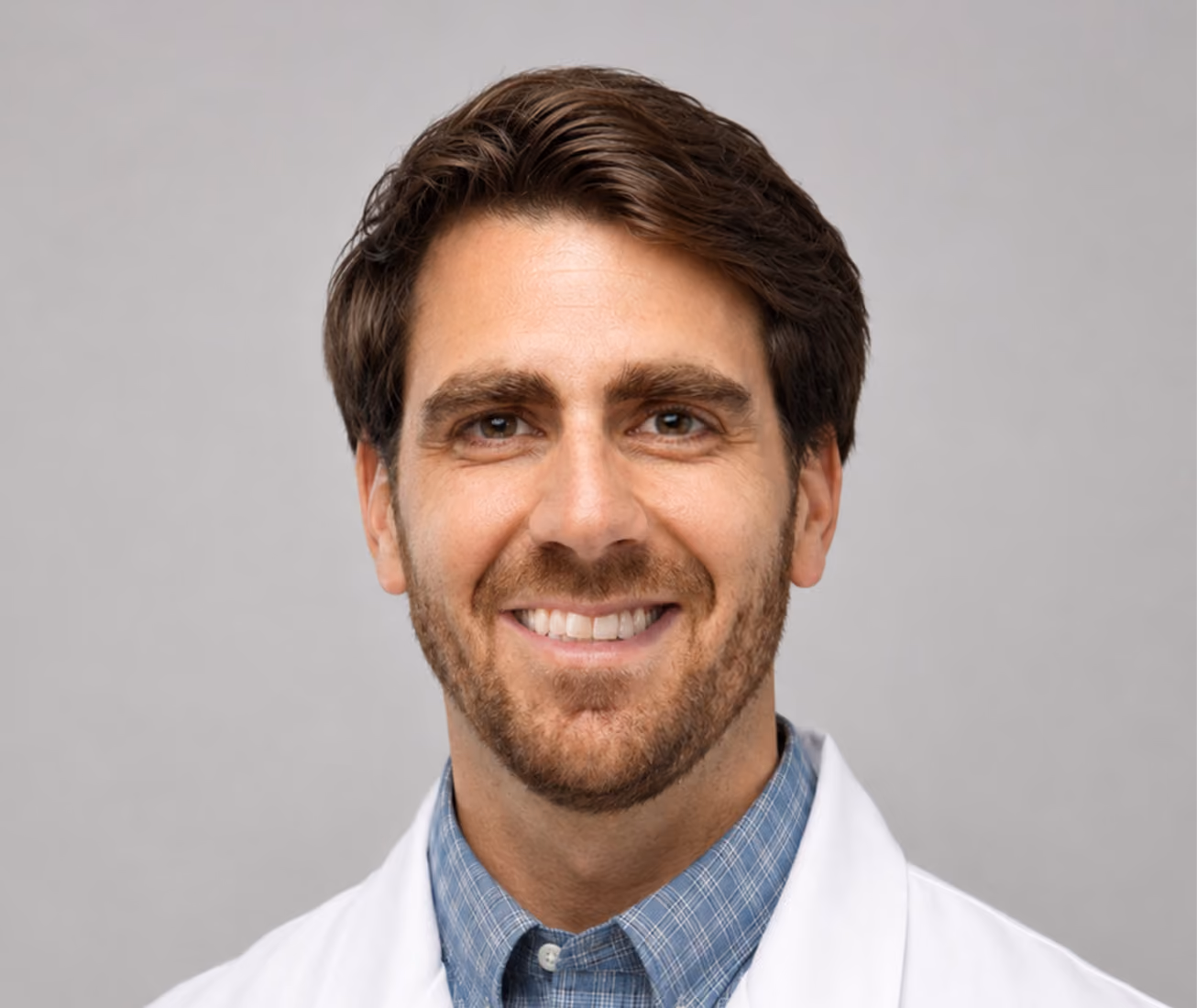 Dr. Caleb Alexander with dog