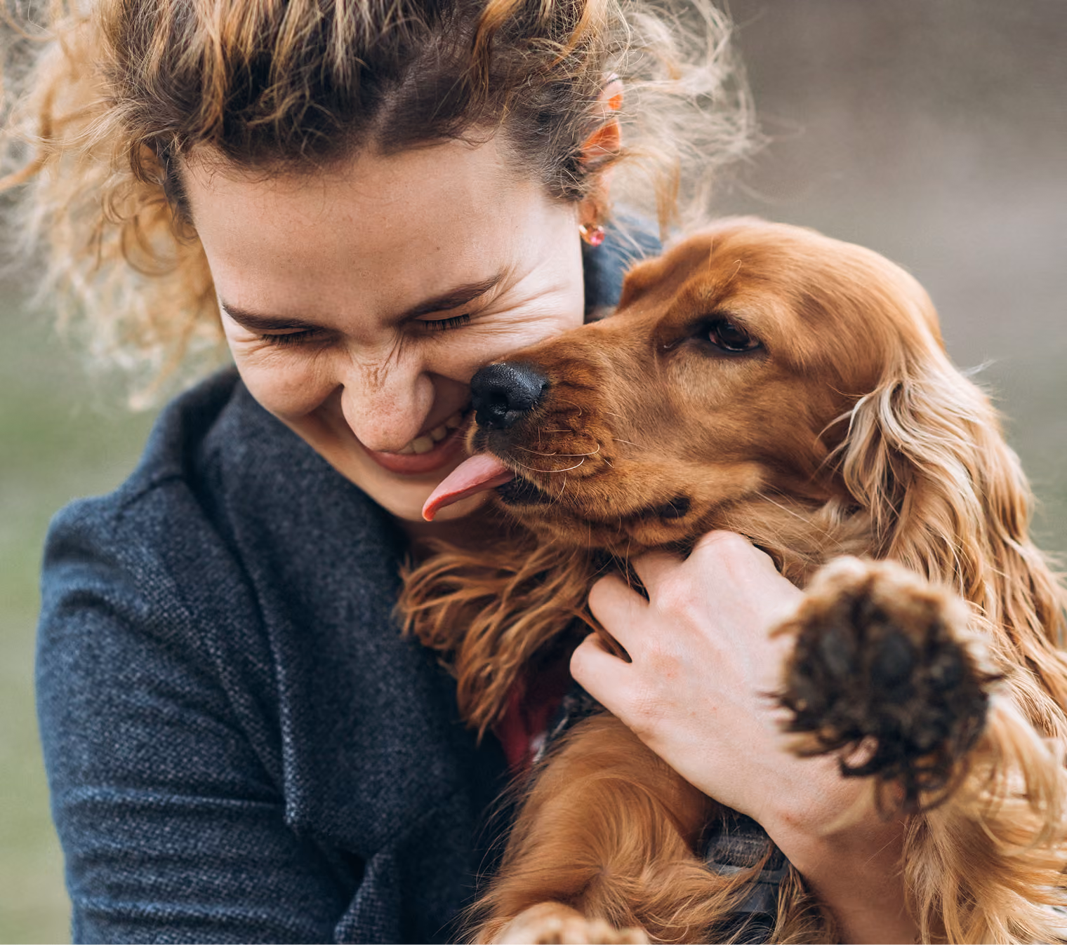 Dr. Caleb Alexander with dog