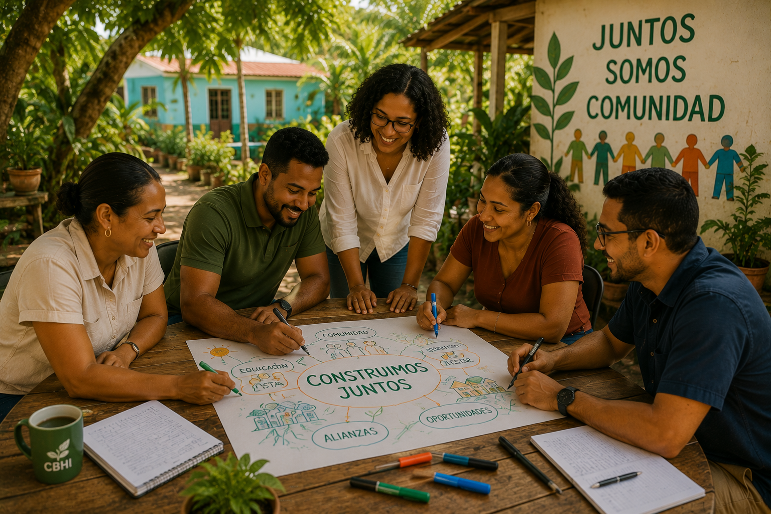 image of team working with local communities
