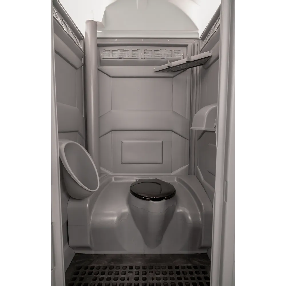 Inside the Large unit: seat and open floor space