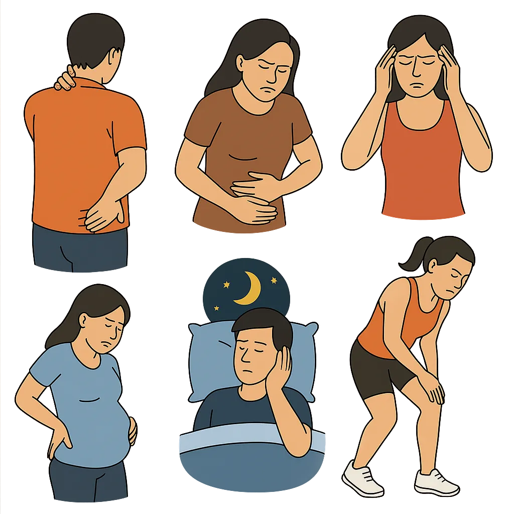 Raison de consultation osteopathique