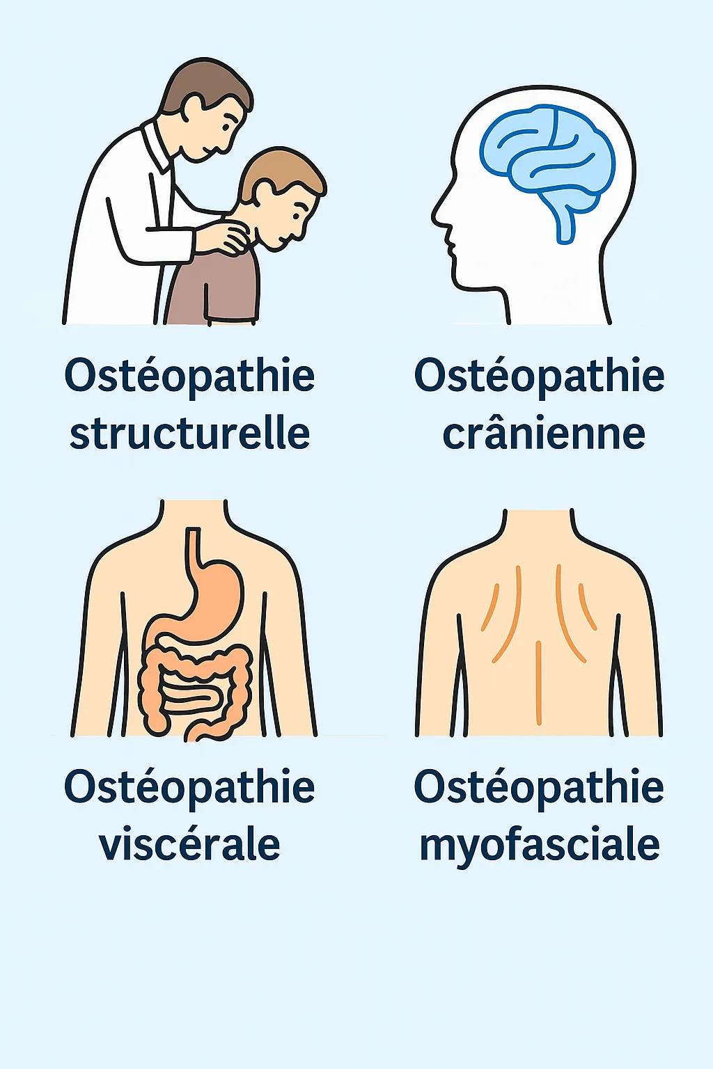 Les différentes approche de l'ostéopathie