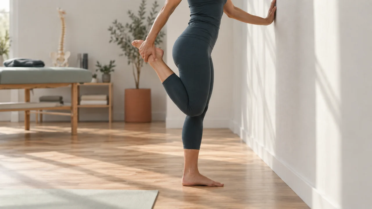 Étirement quadriceps (face antérieure de la cuisse)