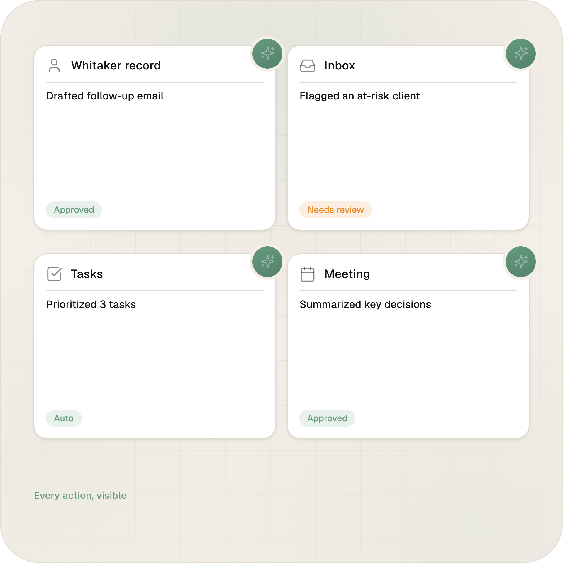 AI Teammate in Omega's AI Assistant for financial adviors