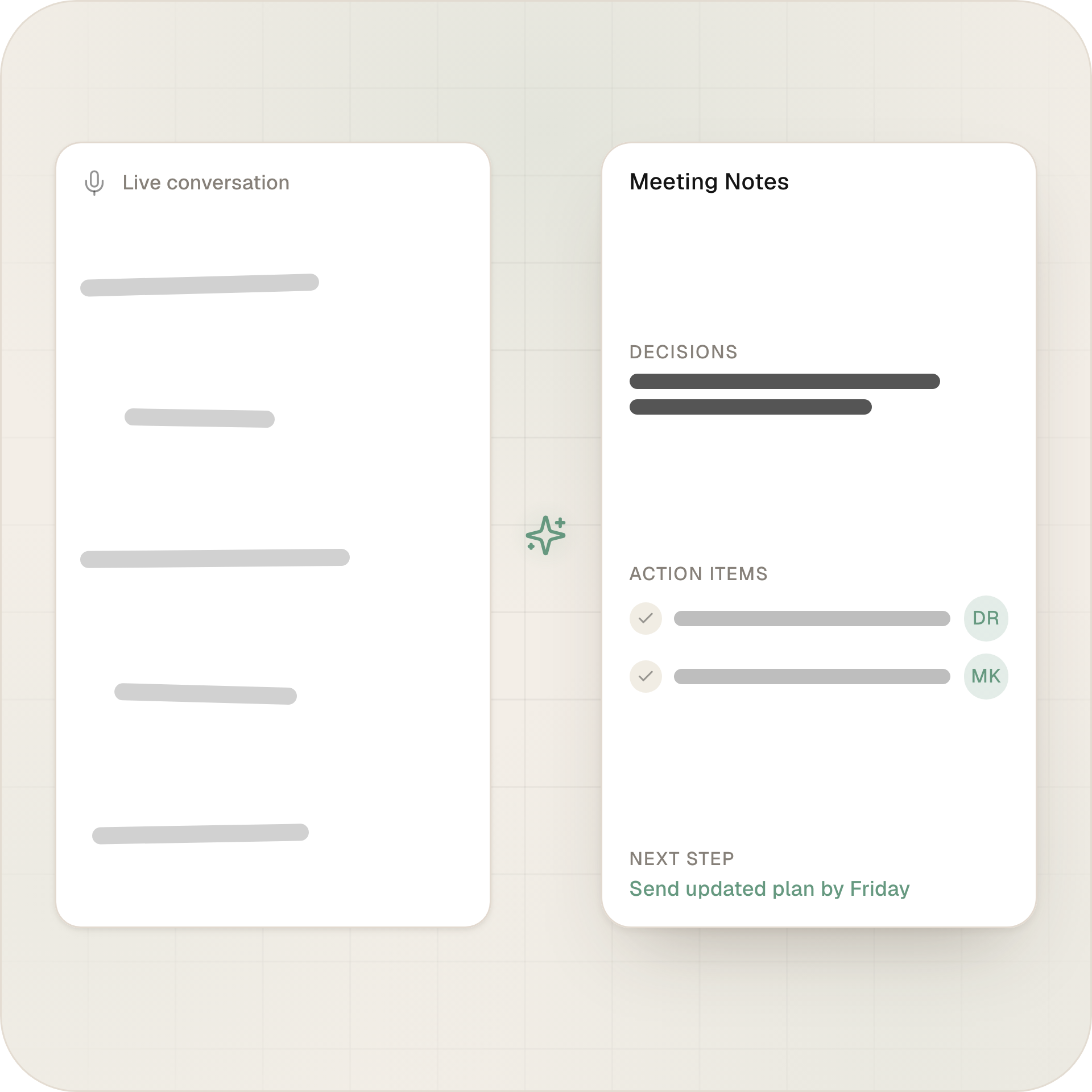 Omega's AI Notetaker CRM for financial advisors