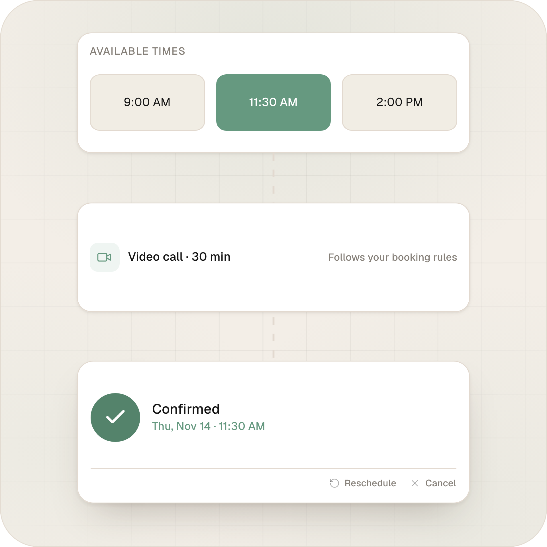 Scheduling software for financial advisors