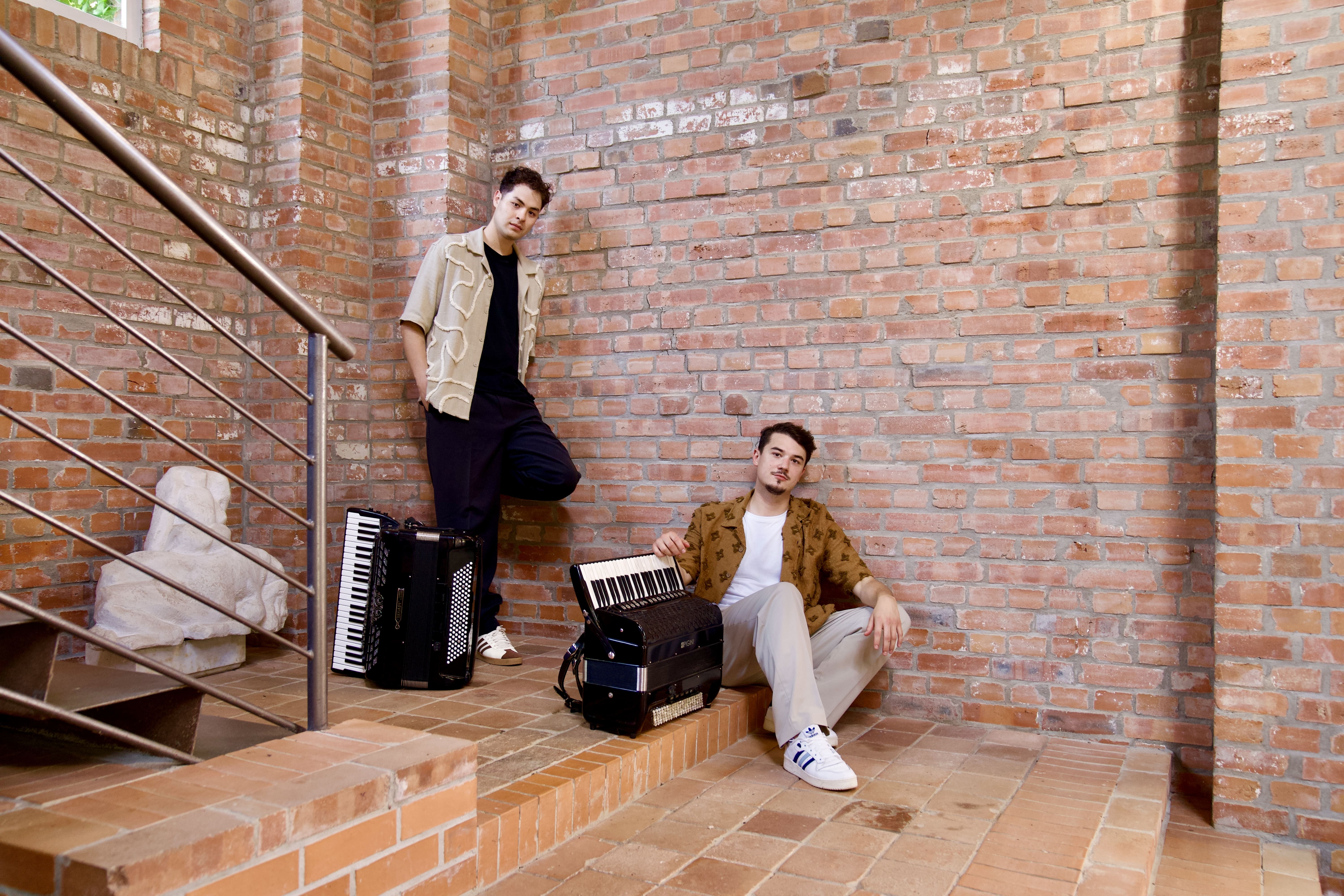 con:trust® – Marius Staible und Daniel Roth mit ihren Akkordeons