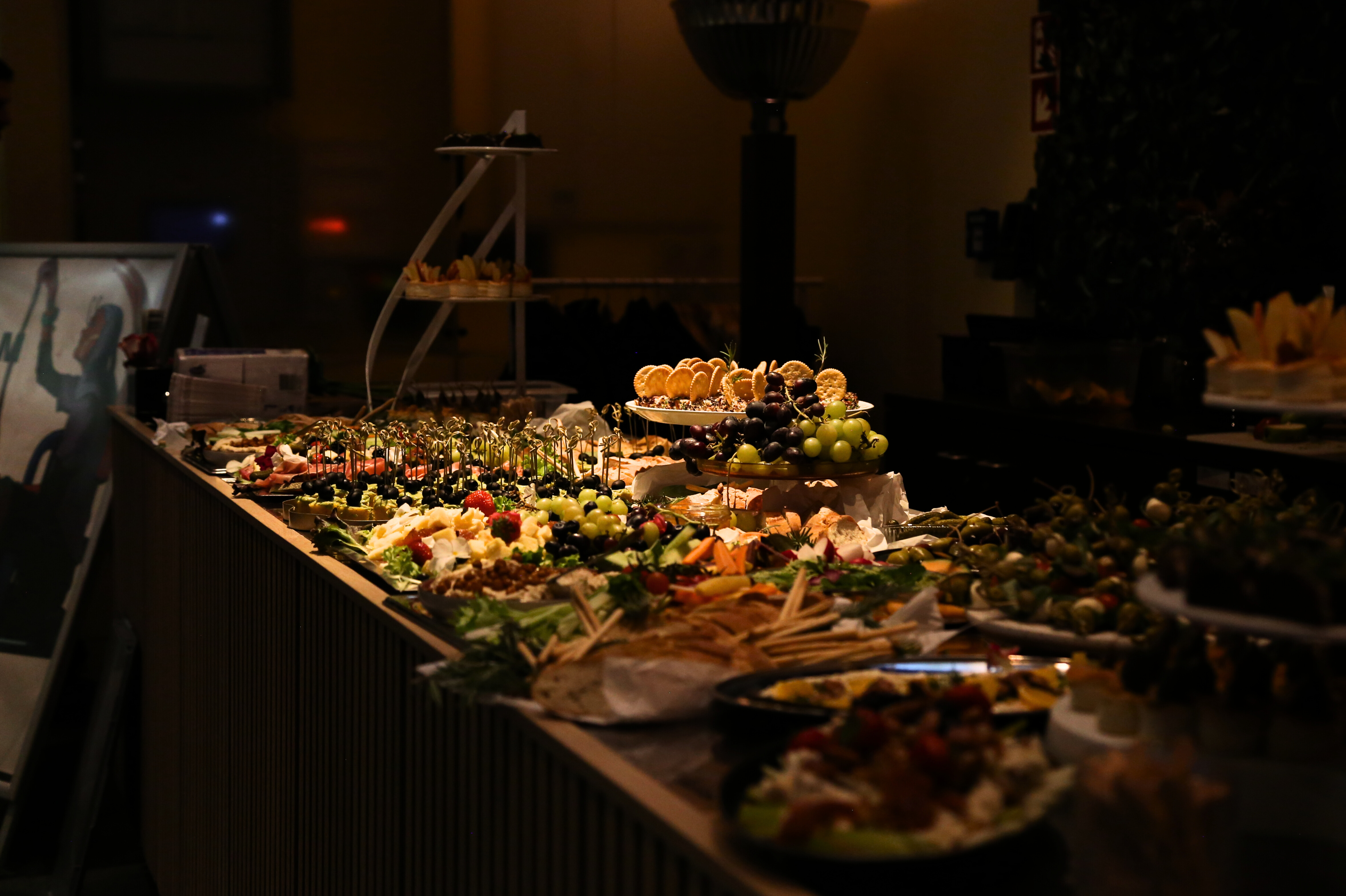 Buffet beim Festivalempfang