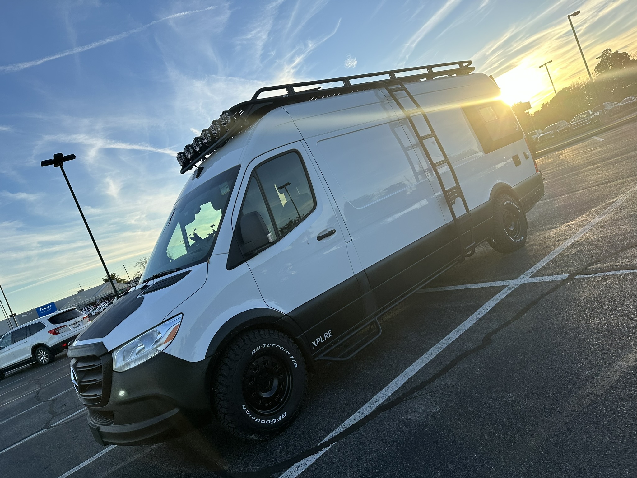 XPLRE Sprinter exterior with lettering