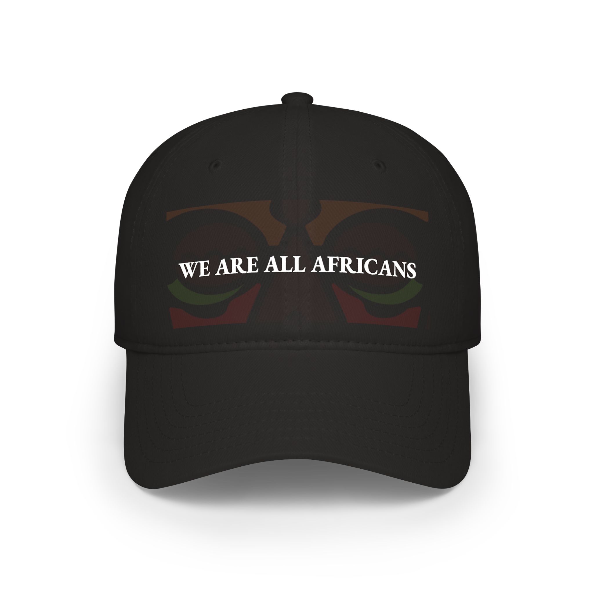 We Are All Africans Low Profile Baseball Cap — Pan-African Pride Hat