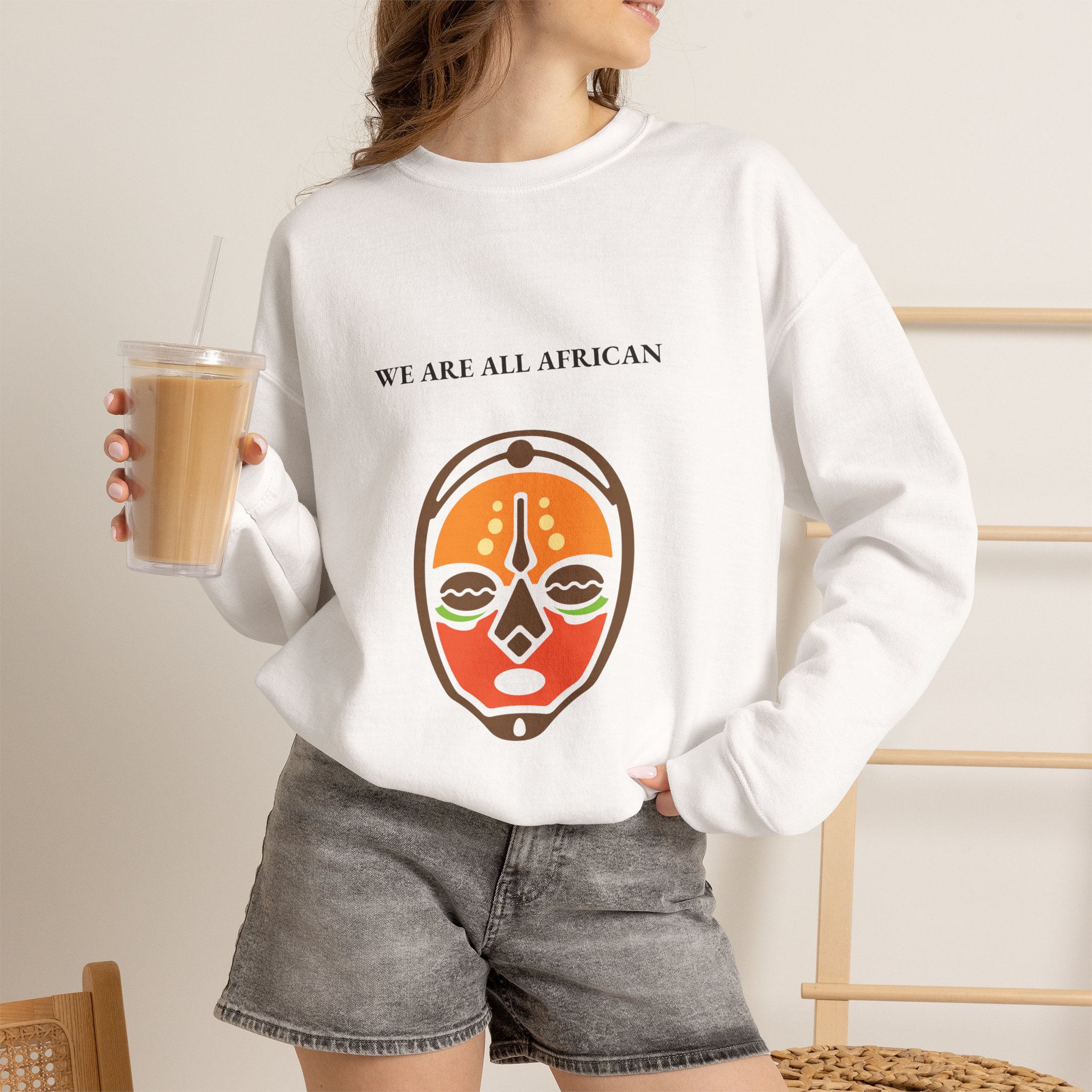 We Are All Africans — Heavy Blend Crewneck Sweatshirt