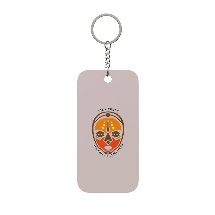 Double-Sided Keychain Charm — Iska Press Logo