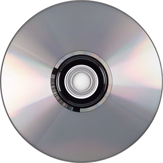 Close-up of a compact disc